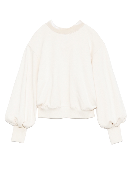 ベロアリボンスウェットトップス