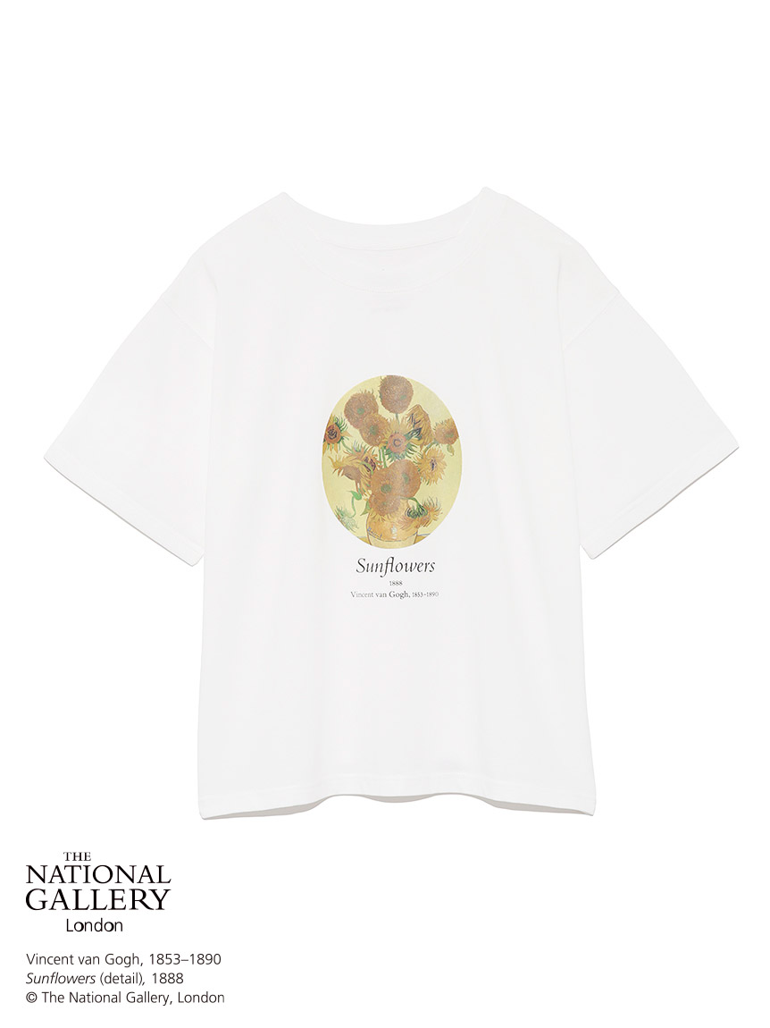 【The National Gallery, London】Vincent van Gogh Ｔシャツ(WHT-F)