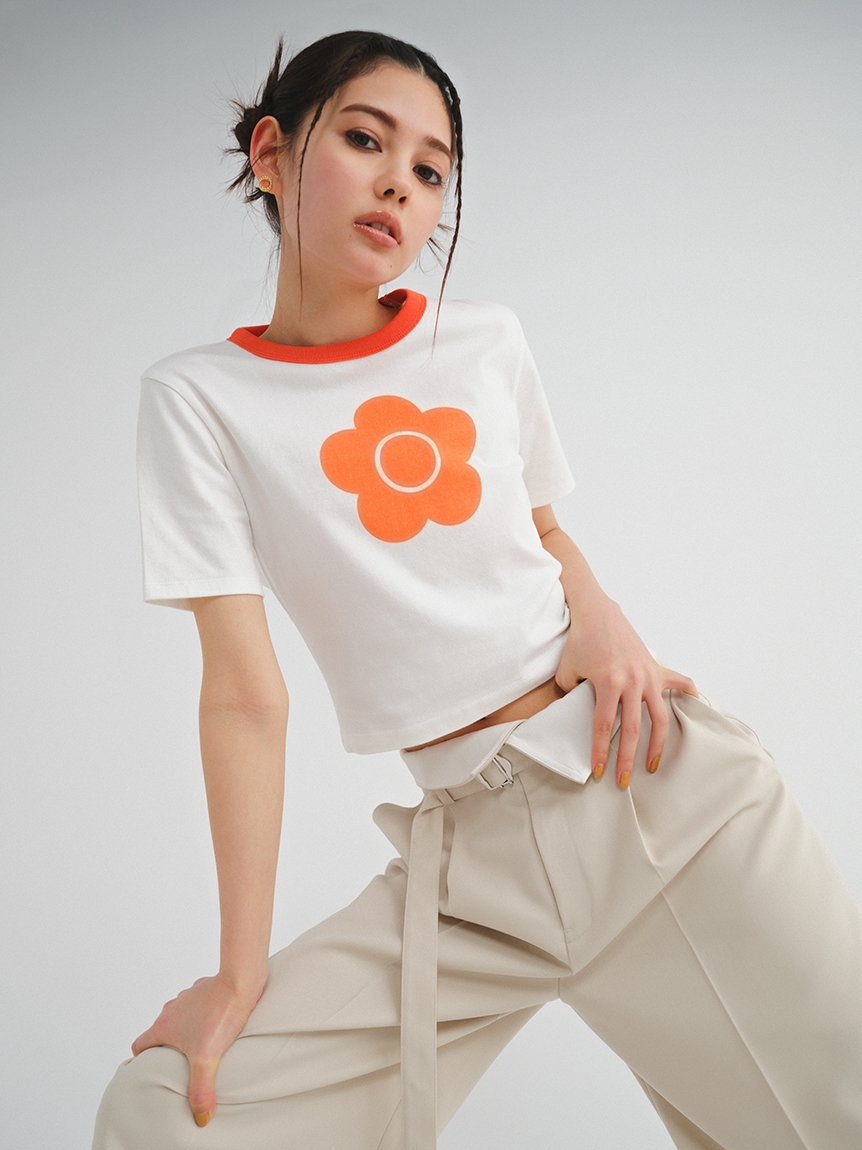 WEB限定カラー】【LILY BROWN×MARY QUANT】バリエーションクロップドT ...