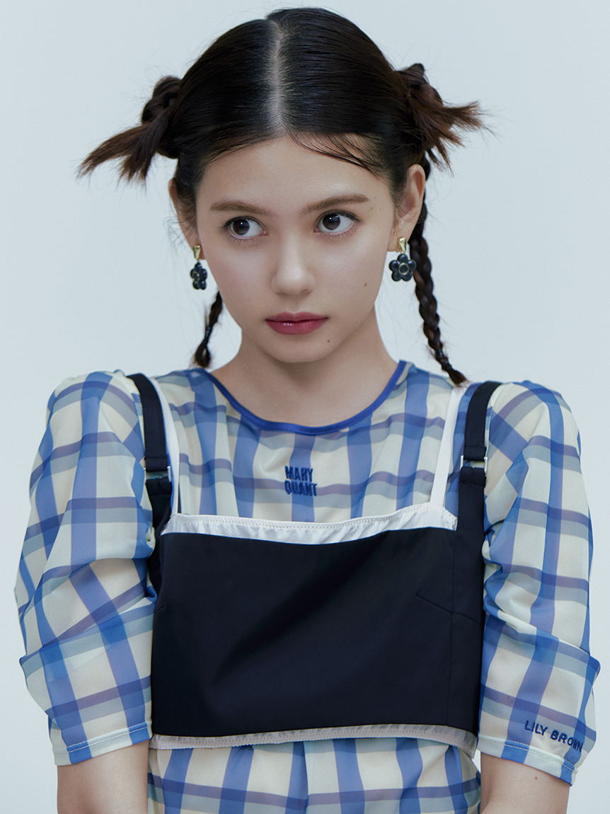 LILY BROWN×MARY QUANT バリエーションクロップドTシャツ