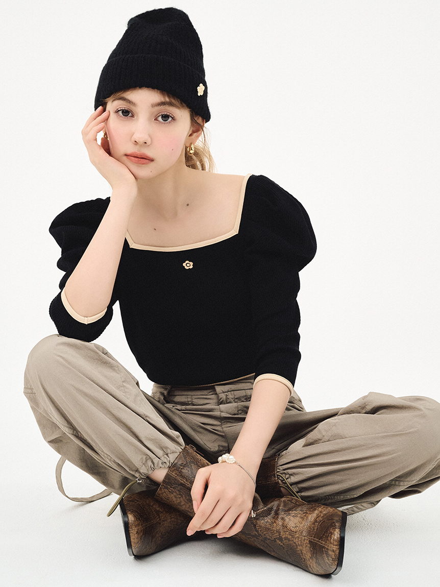 LILY BROWN×MARY QUANT】カットトップス(Tシャツ・カットソー