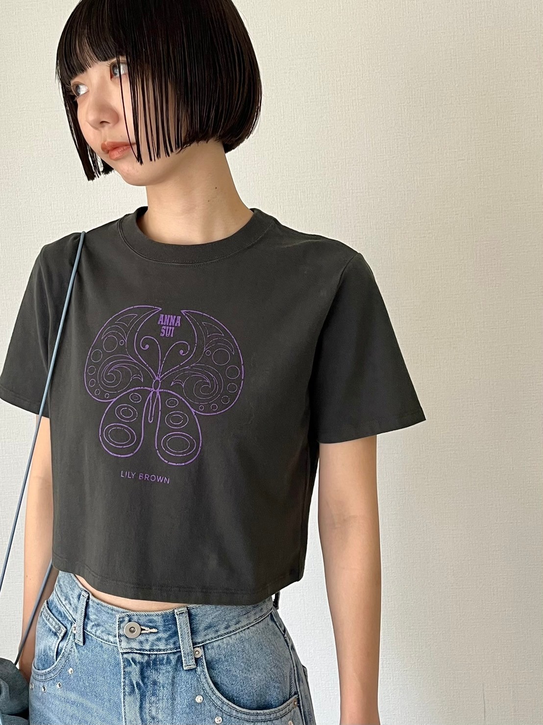 アナスイ ミニ　Tシャツ　ジーンズ アナスイ ミニTシャツジーンズ