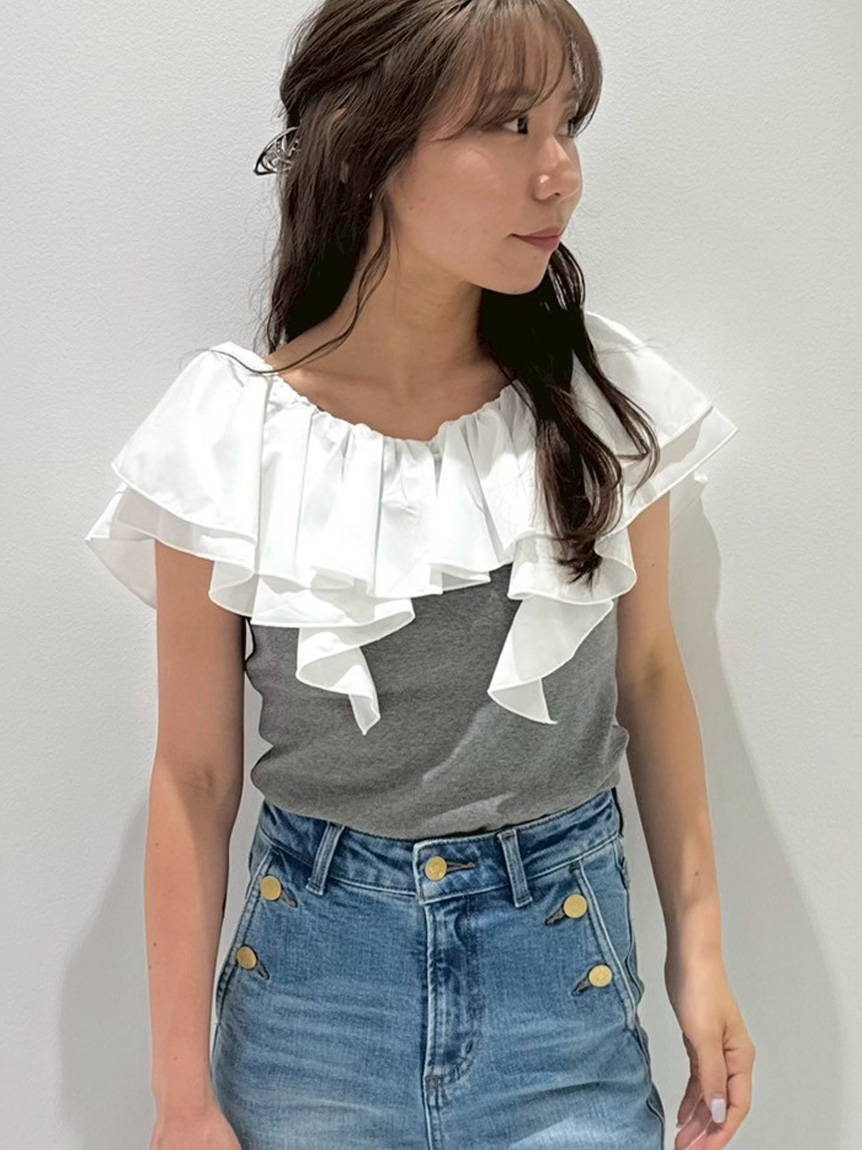 【関税込】 半袖 Tシャツ - リリー ホワイト レディース】T-SHIRT | MARNI(マルニ) / トップス カットソー