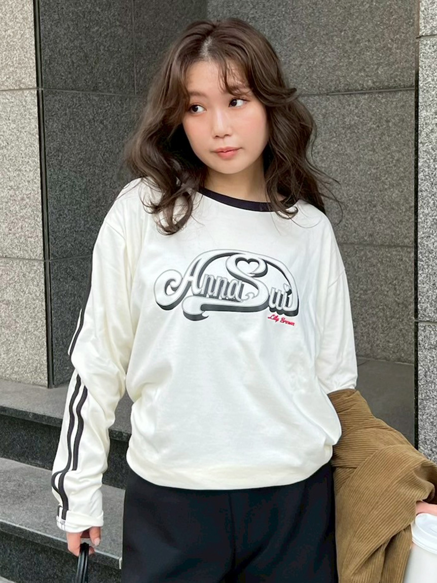 LILY BROWN ×ANNA SUI】サイドラインロンT(Tシャツ・カットソー