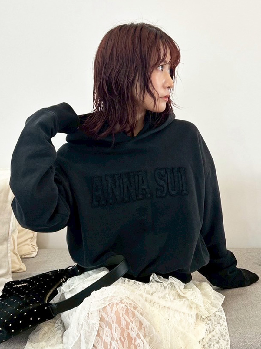 LILY BROWN ×ANNA SUI】ロゴフーディー(スウェット・トレーナー
