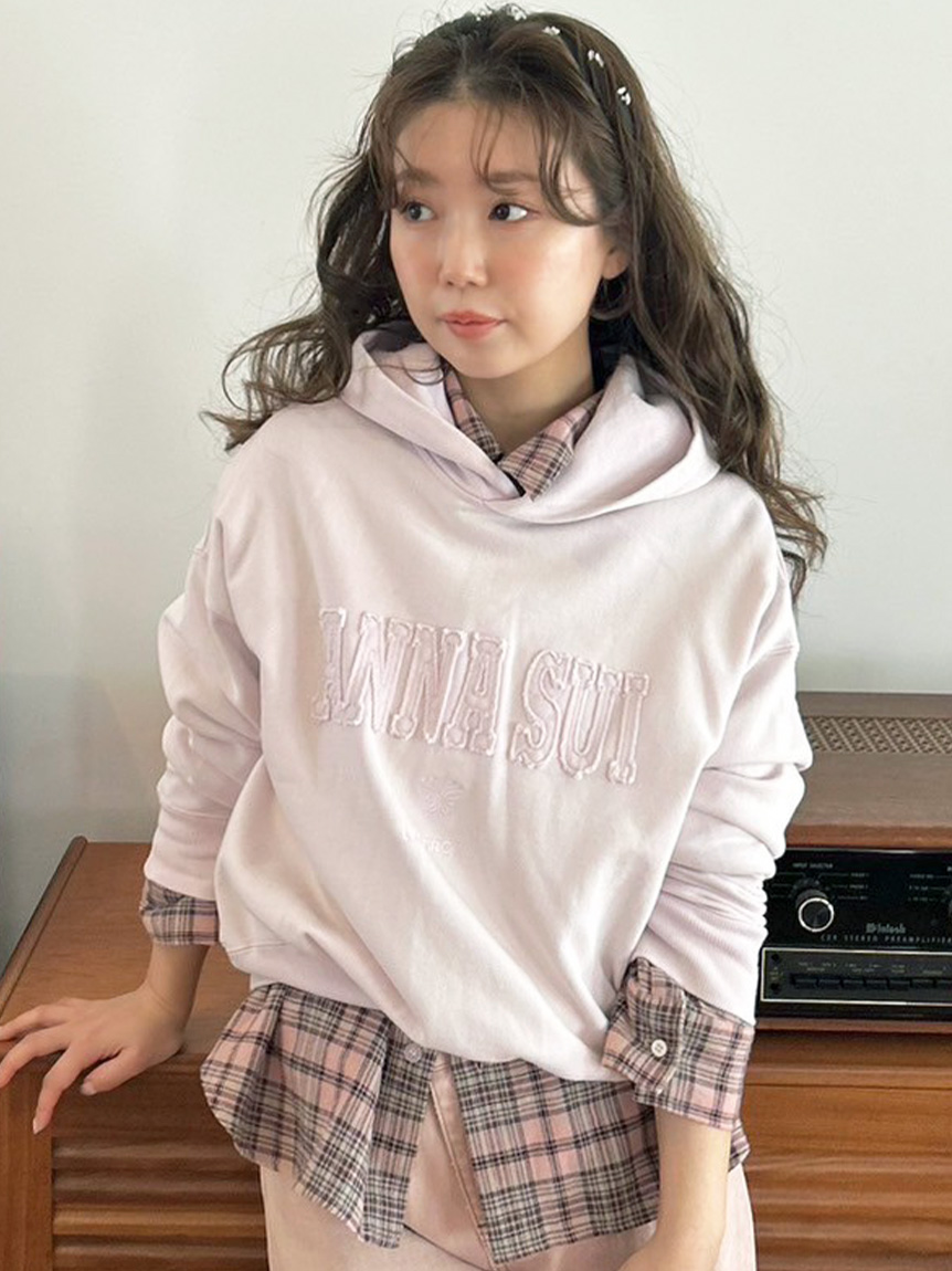 完売色♥️新作新品✨ 【LILY BROWN ×ANNA SUI】ロゴフーディー LILY BROWN ×ANNA SUI】ロゴフーディー(スウェット・トレーナー