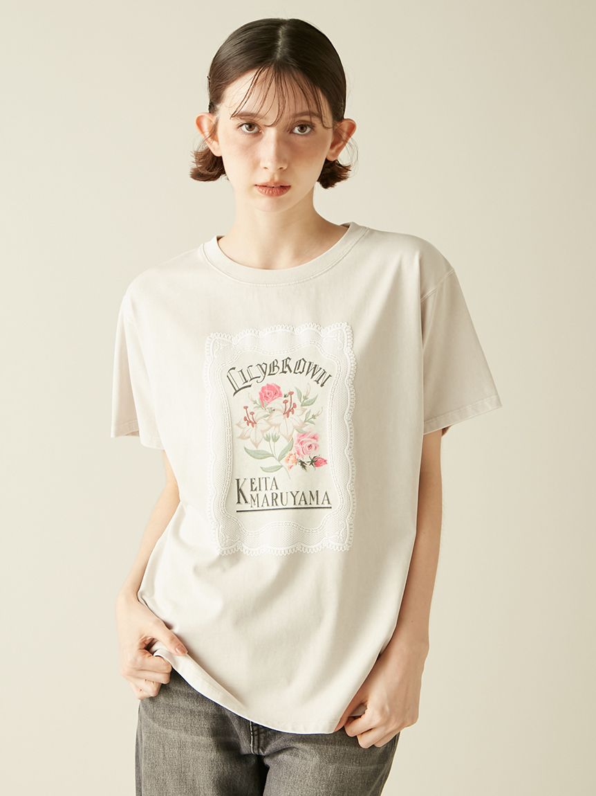 LILY BROWN×KEITA MARUYAMA】バリエーショングラフィックTシャツ