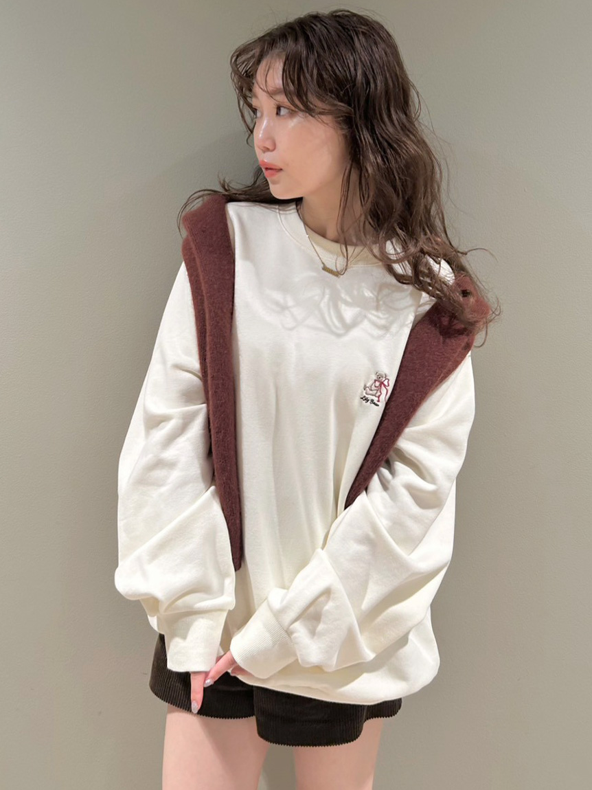 Lily Bearリボンスウェット(スウェット・トレーナー)｜トップス｜LILY