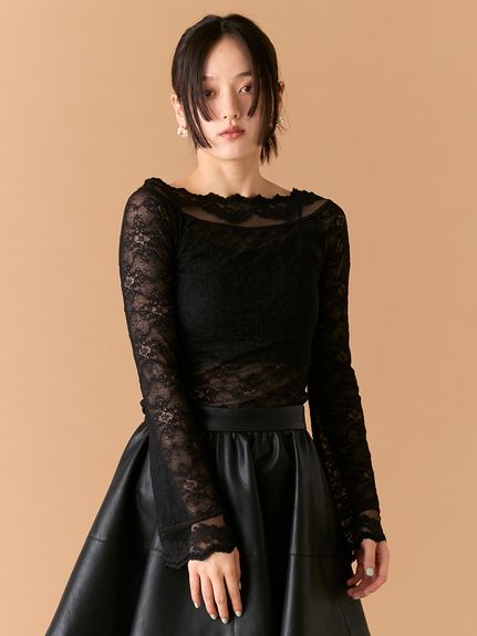 レースフーディートップス(Hearts2Hearts着用)(Tシャツ・カットソー