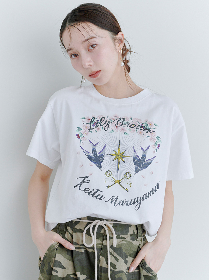 Lilli Bum Graph 8mm ライリー・クラフ LILY BROWN（リリーブラウン） パンツ 「LILY BROWN×KEITA MARUYAMA