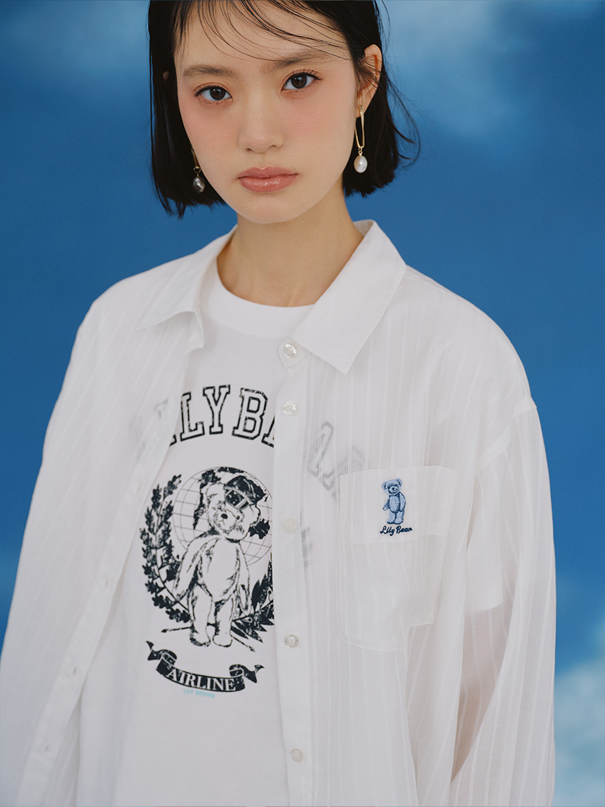 Lily Bear】エアラインTシャツ(Tシャツ)｜トップス｜LILY BROWN