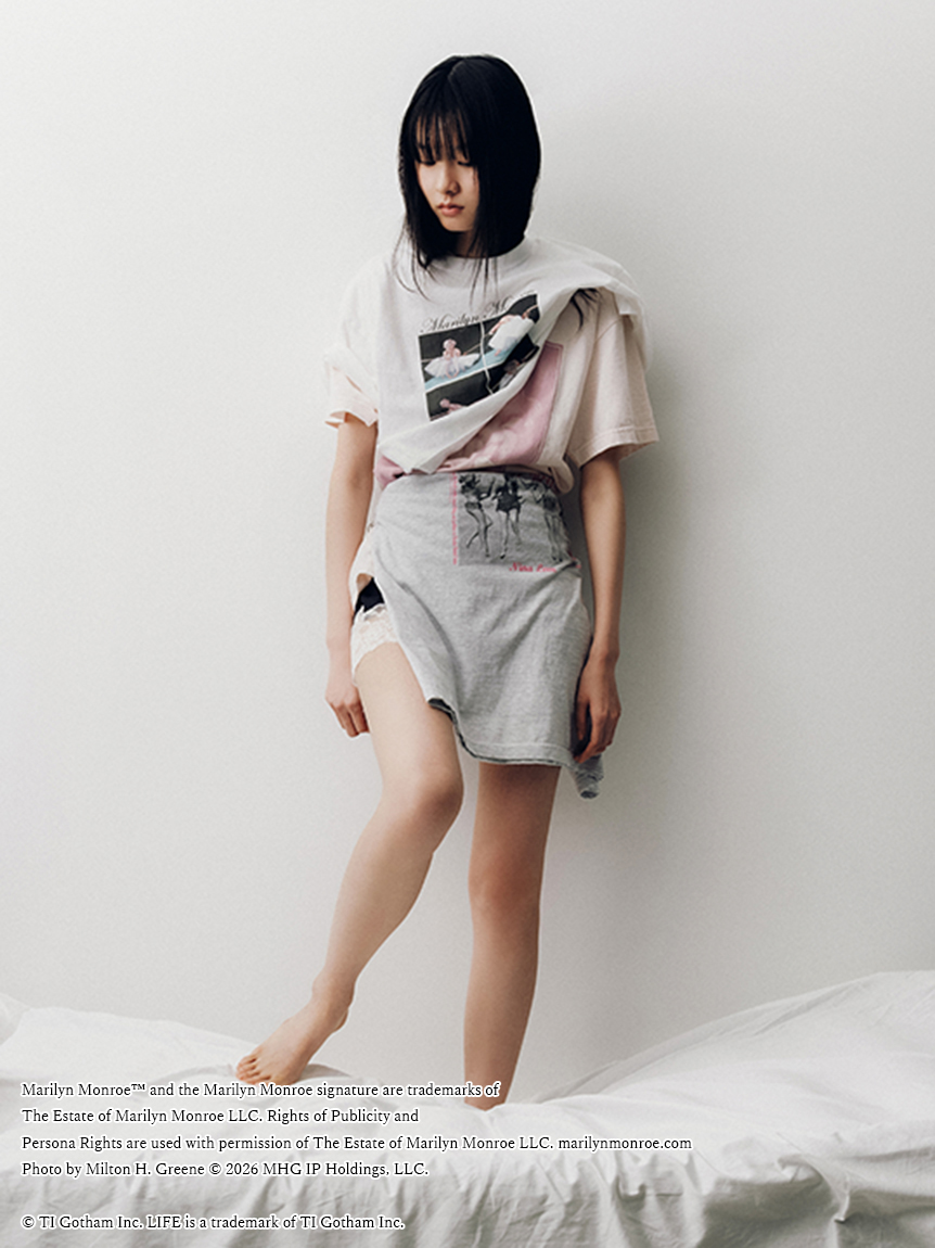 リリーブラウン 異素材スリーブTシャツ リリーブラウン 異素材スリーブtシャツ 【公式通販】