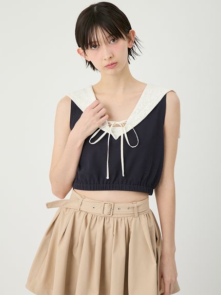 2wayセーラーカラートップス(Tシャツ・カットソー)｜トップス｜LILY