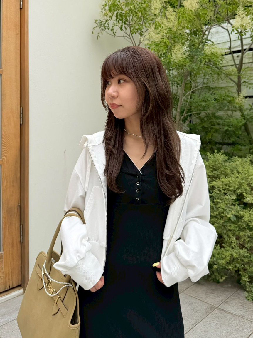フリルショートフーディー(パーカー)｜TOPS｜LILY BROWN（リリー