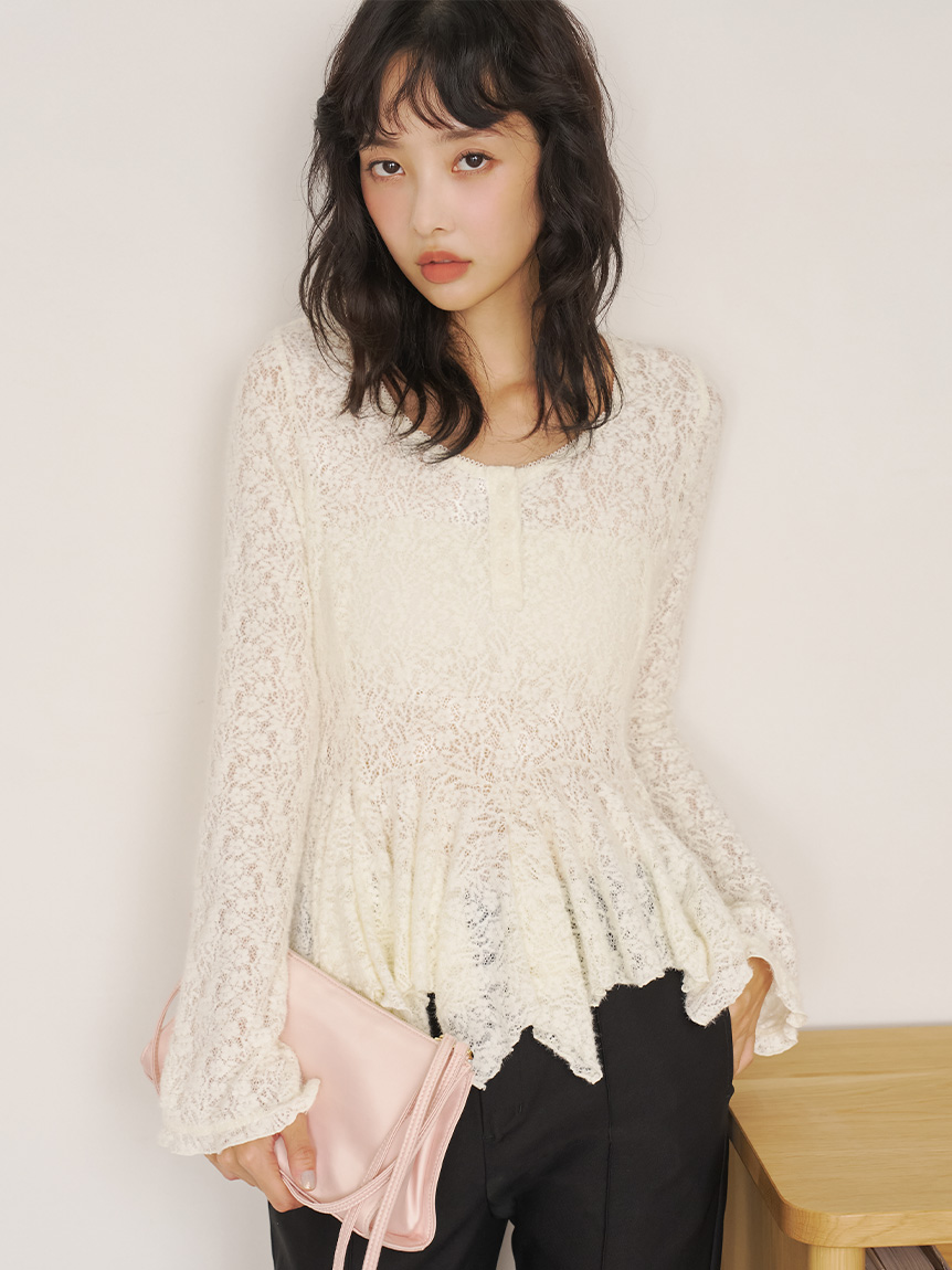 ペプラムカットトップス(Tシャツ・カットソー)｜TOPS｜LILY BROWN