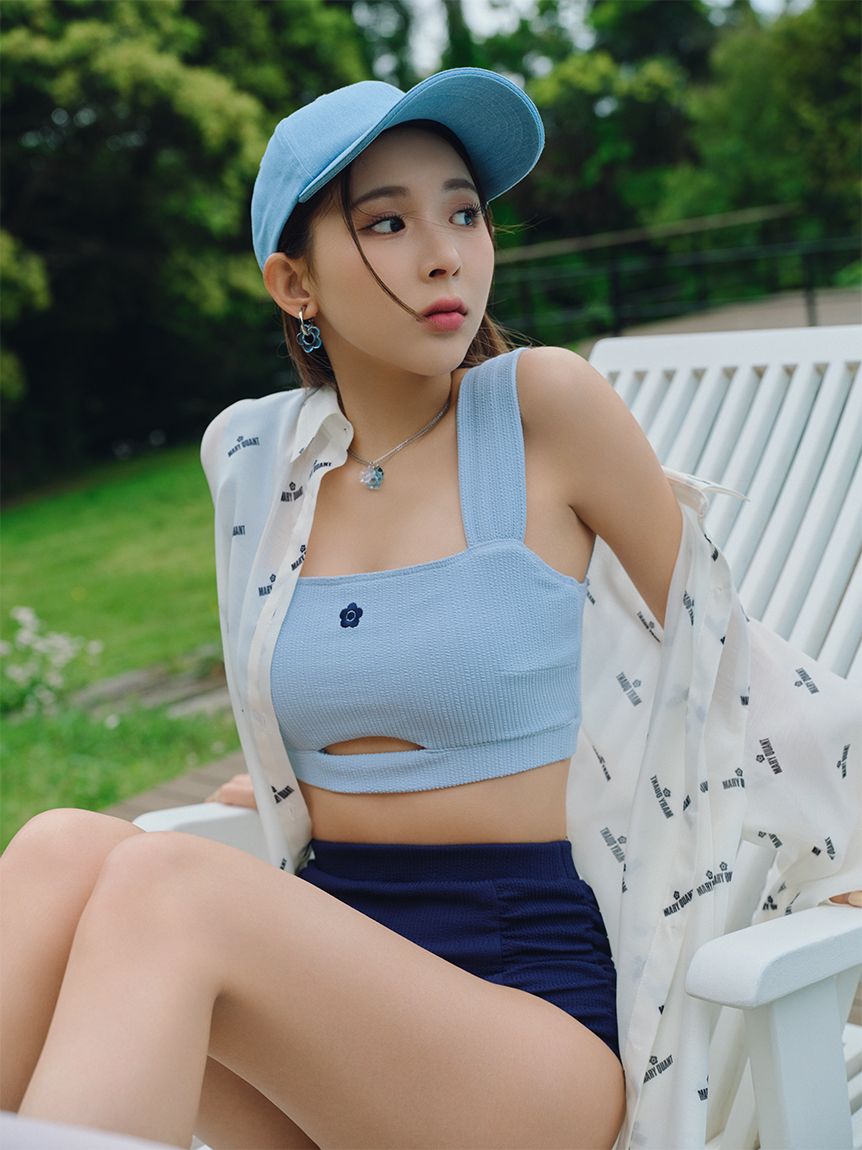 LILY BROWN×MARY QUANTデイジーモチーフ水着（ポーチ付き） LILY BROWN