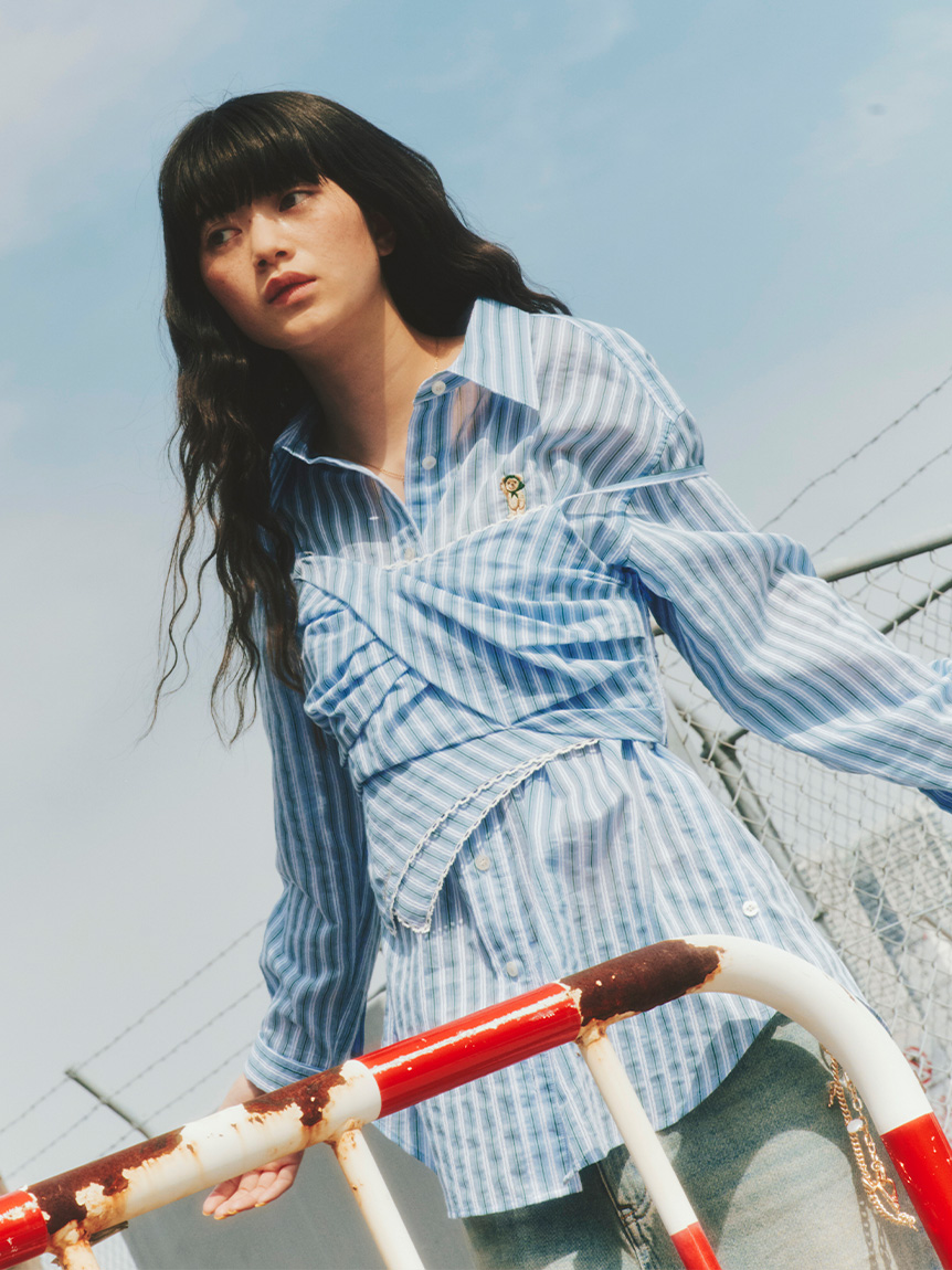 Lily Bearシアーオーバーシャツ(シャツ・ブラウス)｜トップス