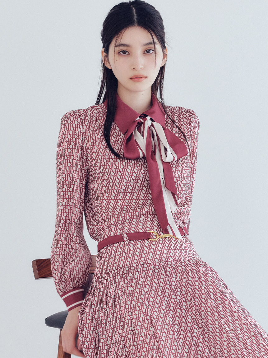 ★新品未使用★リリーブラウン　Lily Brown ボウタイビジューブラウス LILY BROWN ブラウス シャツ ボウタイブラウス レディース : ZOZOTOWN