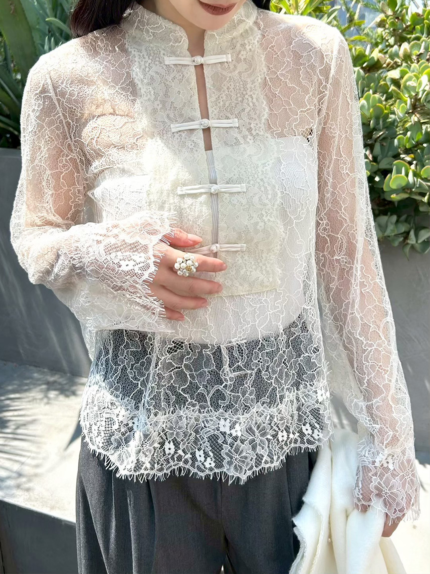 レースチャイナブラウス(シャツ・ブラウス)｜トップス｜LILY BROWN