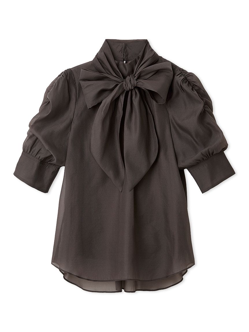 オーガンザボウタイブラウス(シャツ・ブラウス)｜トップス｜LILY BROWN