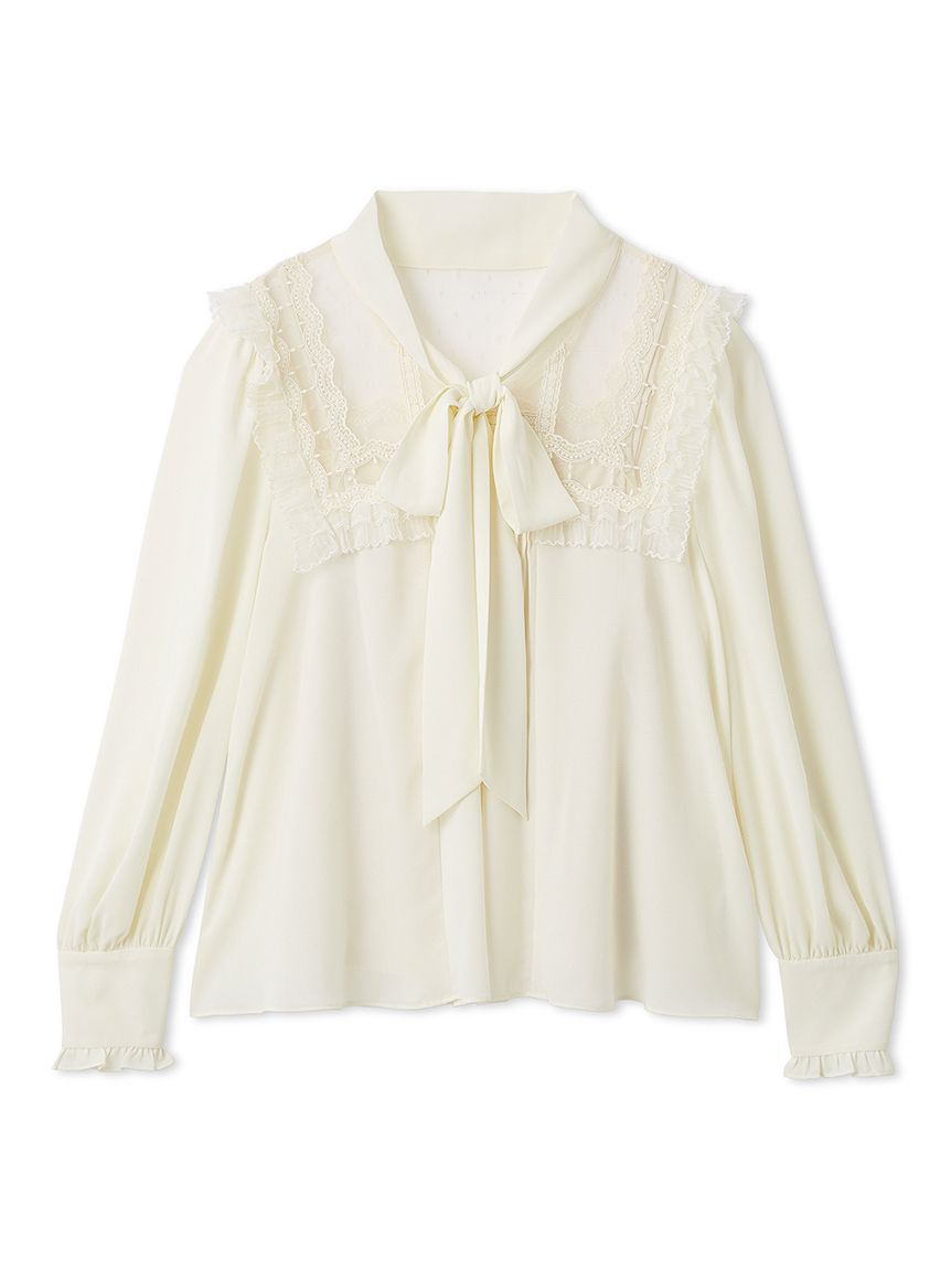 ヴィンテージライクボウタイブラウス(シャツ・ブラウス)｜トップス