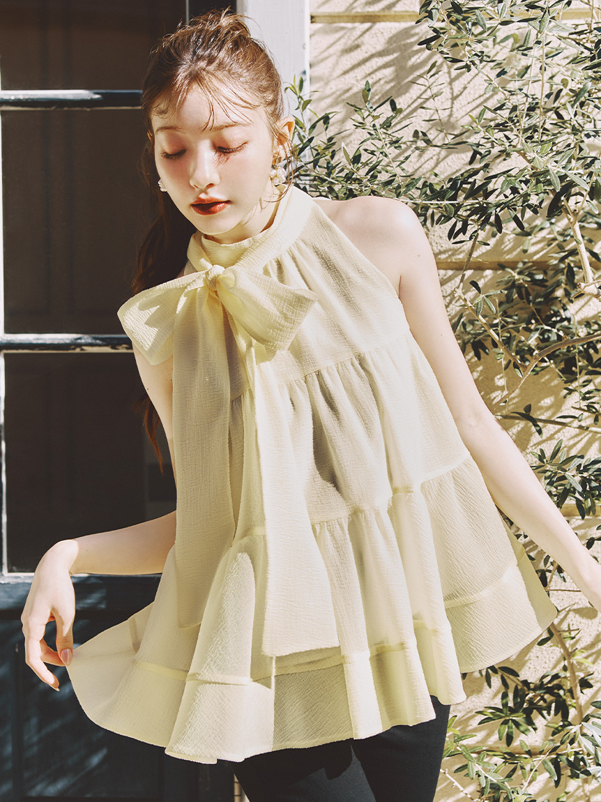 WEB限定カラー】アメスリティアードブラウス(シャツ・ブラウス