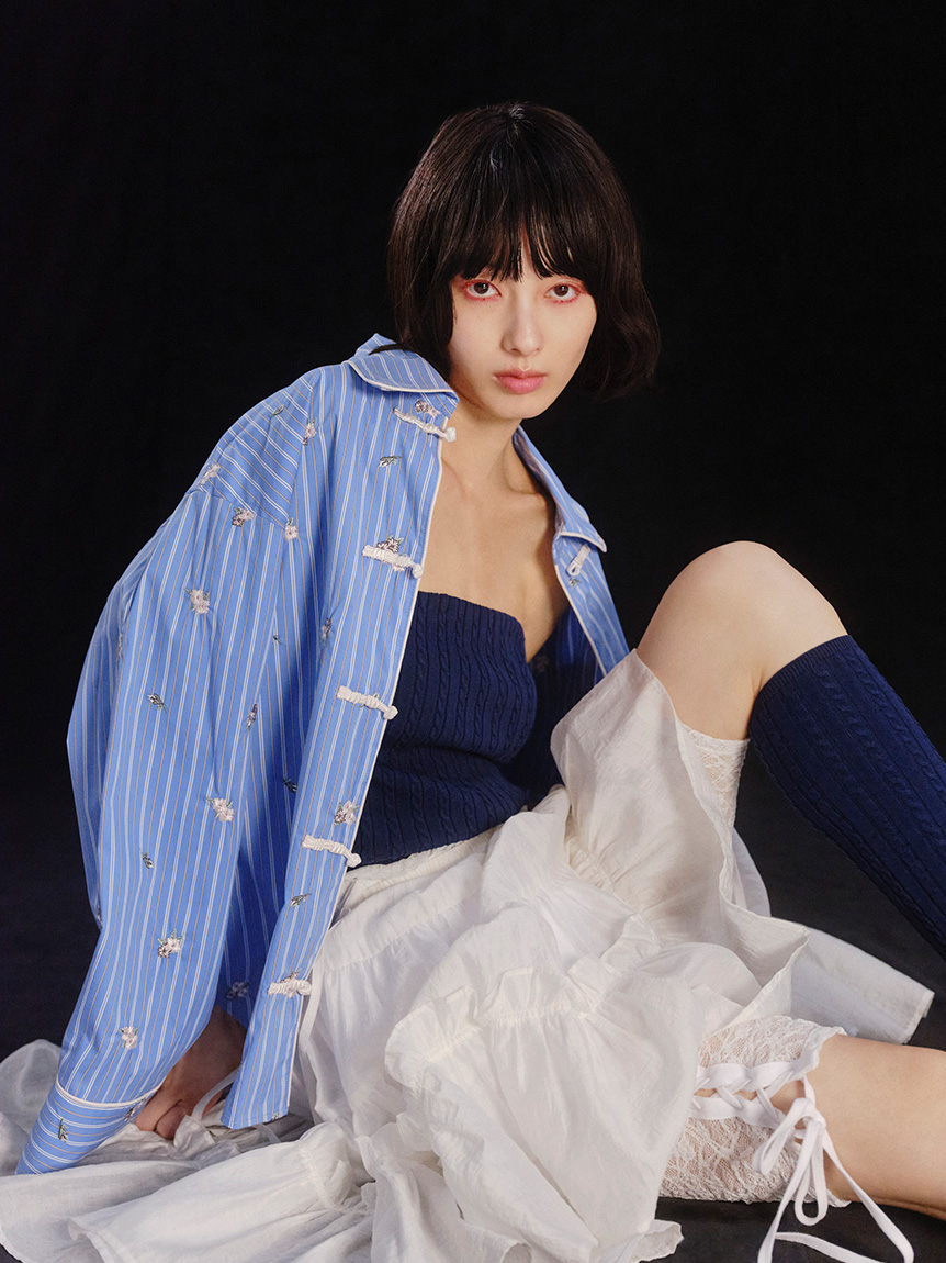 LILY BROWN×KEITA MARUYAMA】チャイナスリーピングシャツ(シャツ LILY BROWN×KEITA MARUYAMA】チャイナスリーピングシャツ(シャツ