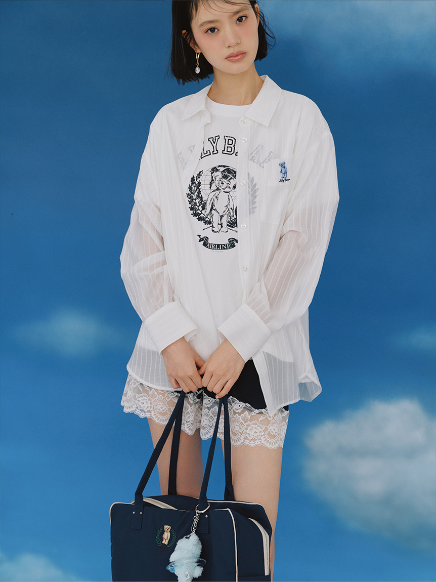 本日のみ 最終値下げ 新品 完売 リリーブラウン異素材Tシャツ Tシャツ・カットソー｜LILY BROWN（リリー ブラウン）の通販サイト【公式】