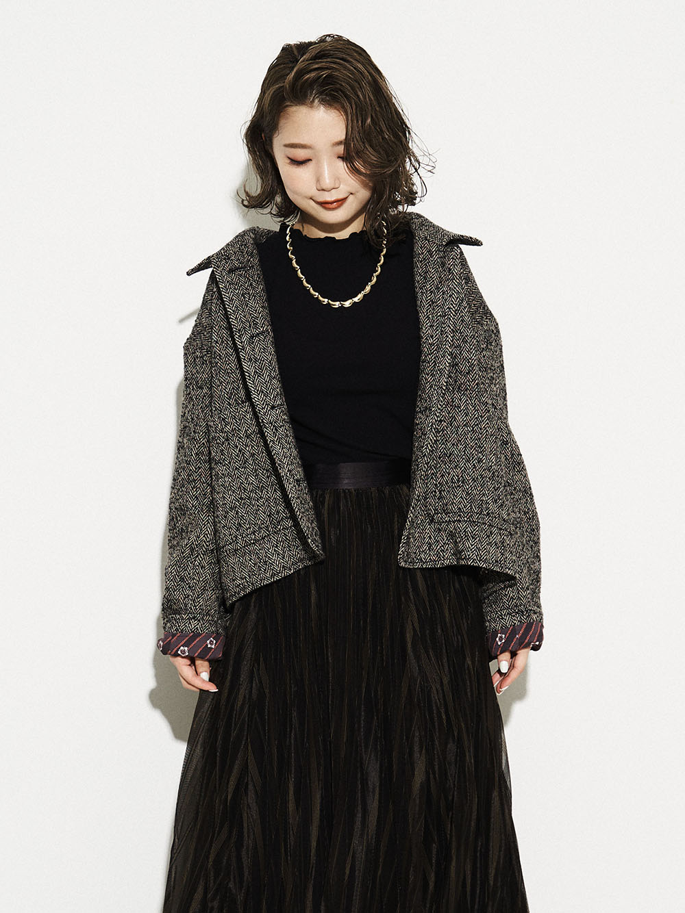 ショート丈コート