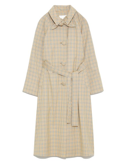 ボウタイ付きトレンチコート