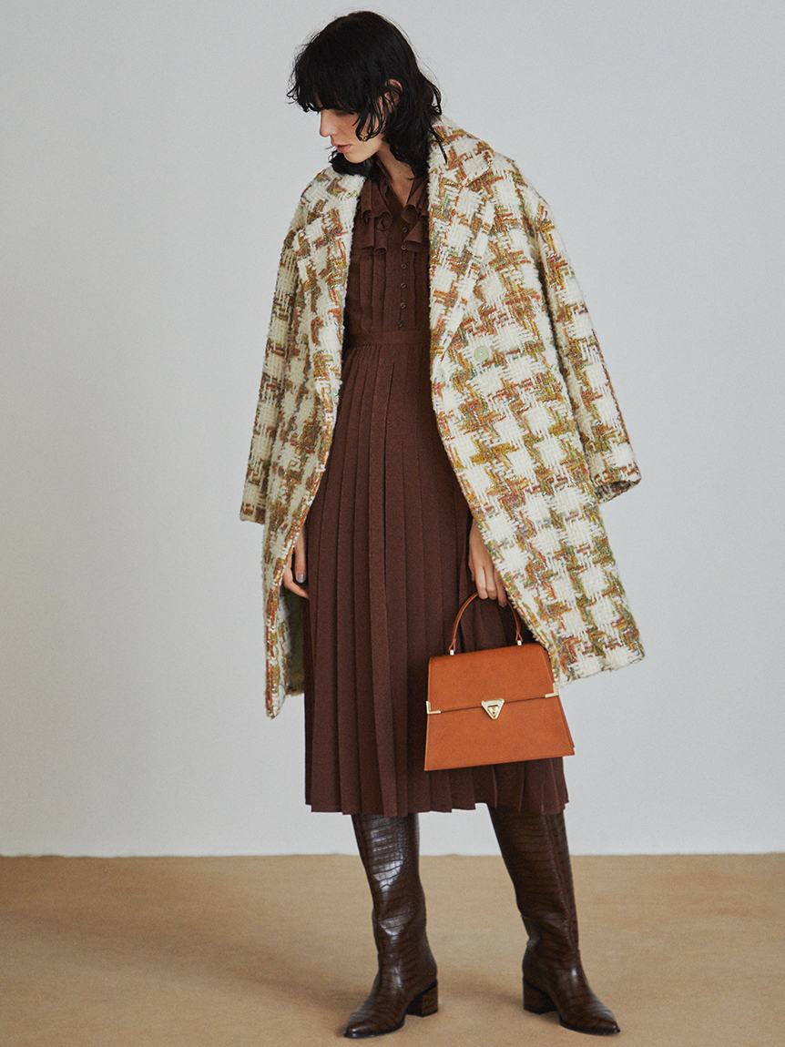 【定価¥24,000】LILY BROWN 完売品チェック柄｜コート｜ジャケット LILY BROWN リリーブラウン Lily Brown チェック柄ロングジャケット