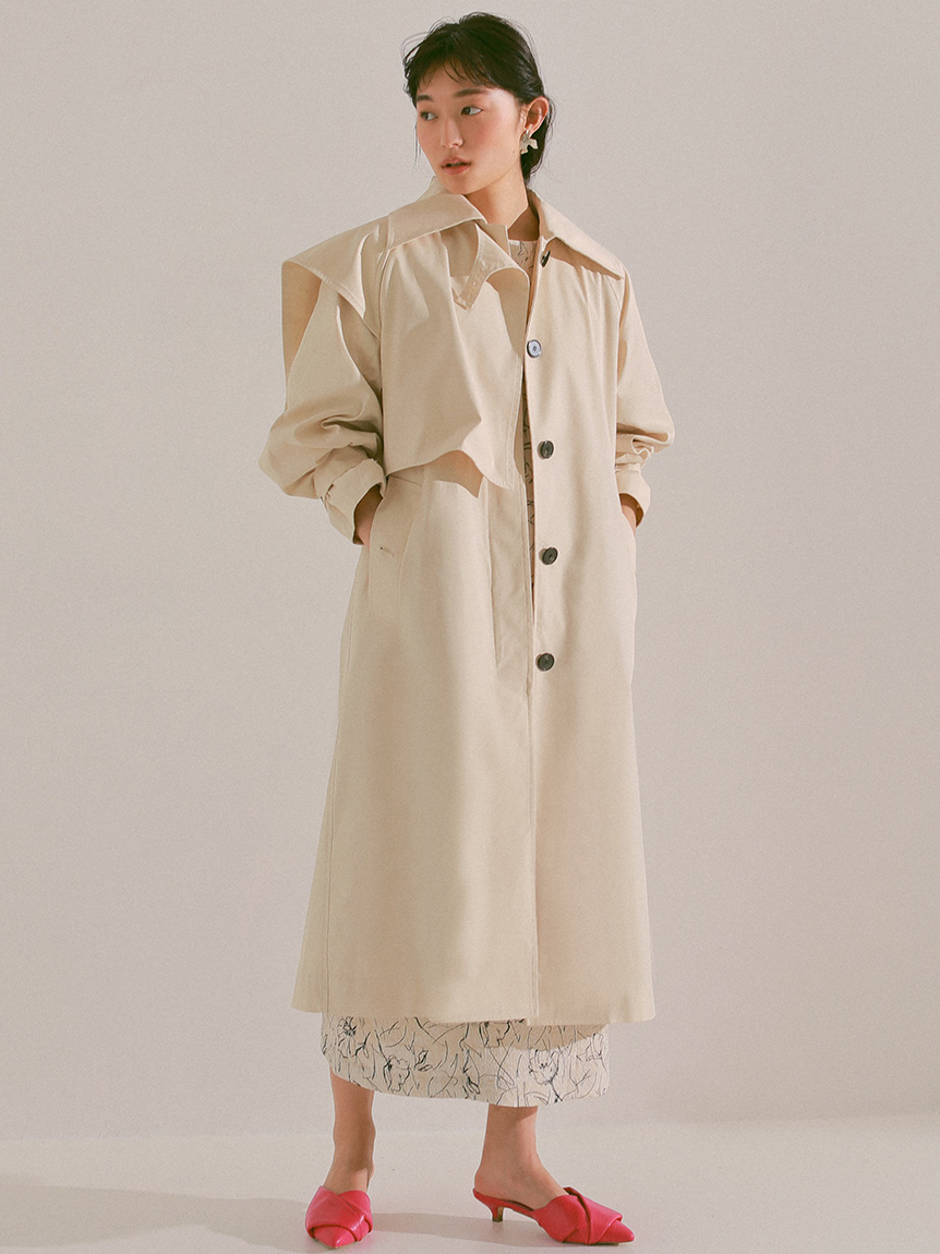 ステンカラートレンチコート コート アウター Lily Brown リリーブラウン の通販サイト 公式