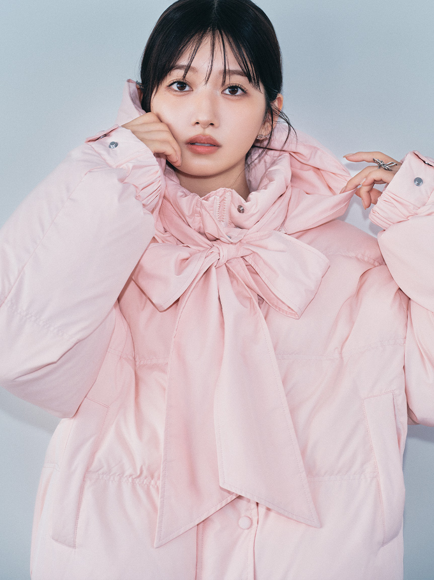 WEB限定カラー】recycleリボンダウン(コート)｜アウター｜LILY BROWN