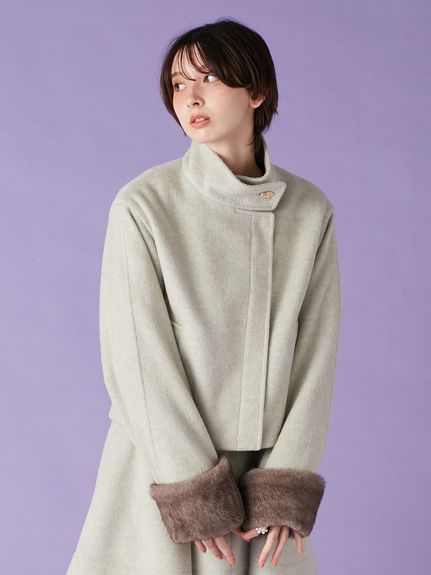 新品未使用　LILYBROWN WOOLLOOPコート ツーポケットロングコート | レディースファッション通販 - DHOLIC