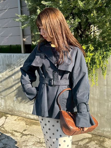 【新品/期間限定値下】リリー ブラウン　UVサッカーエンボスフリルブルゾンタグ付 LILY BROWN（リリーブラウン）の「UVサッカーエンボスフリルブルゾン