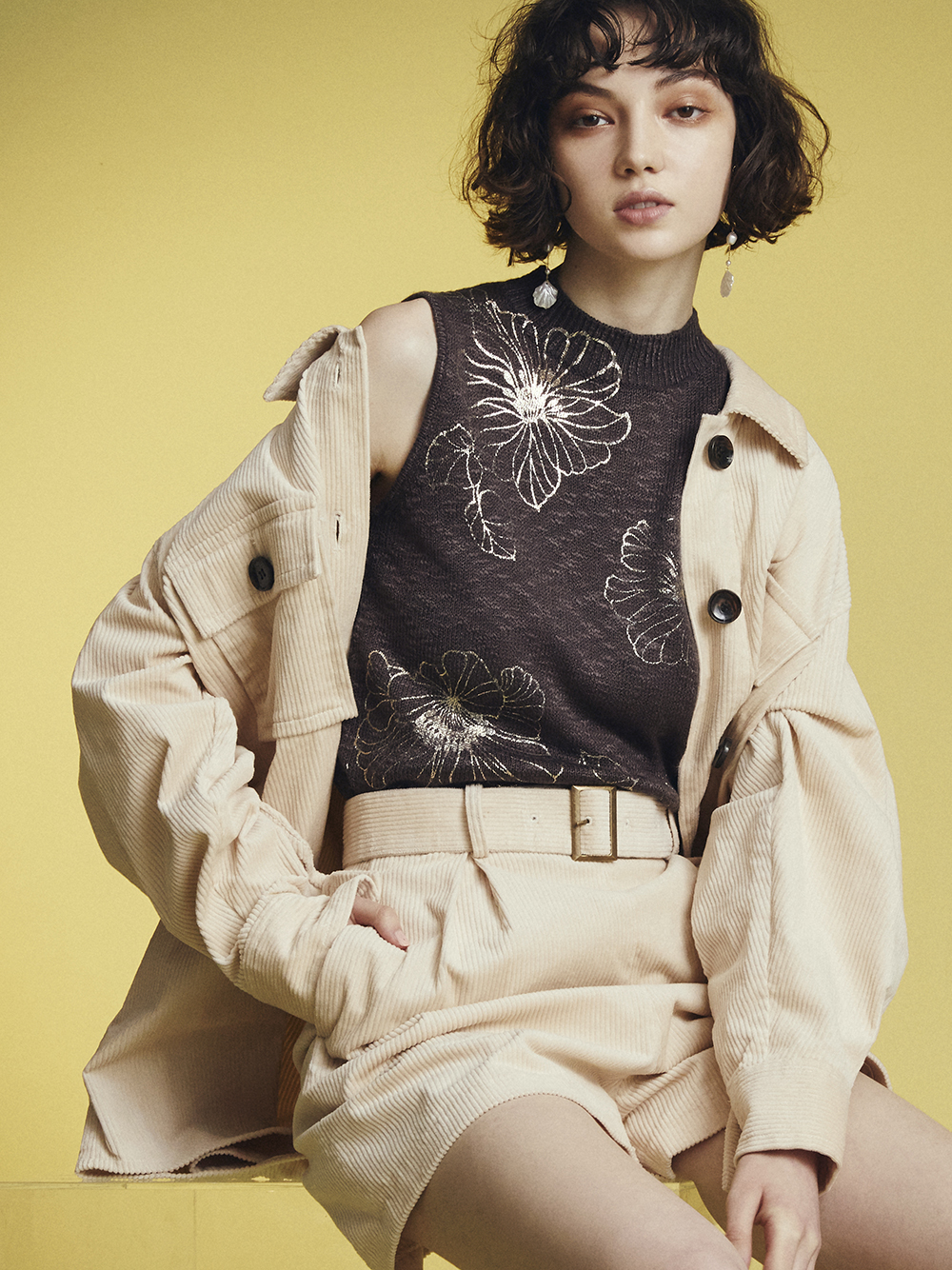 コーデュロイオーバージャケット