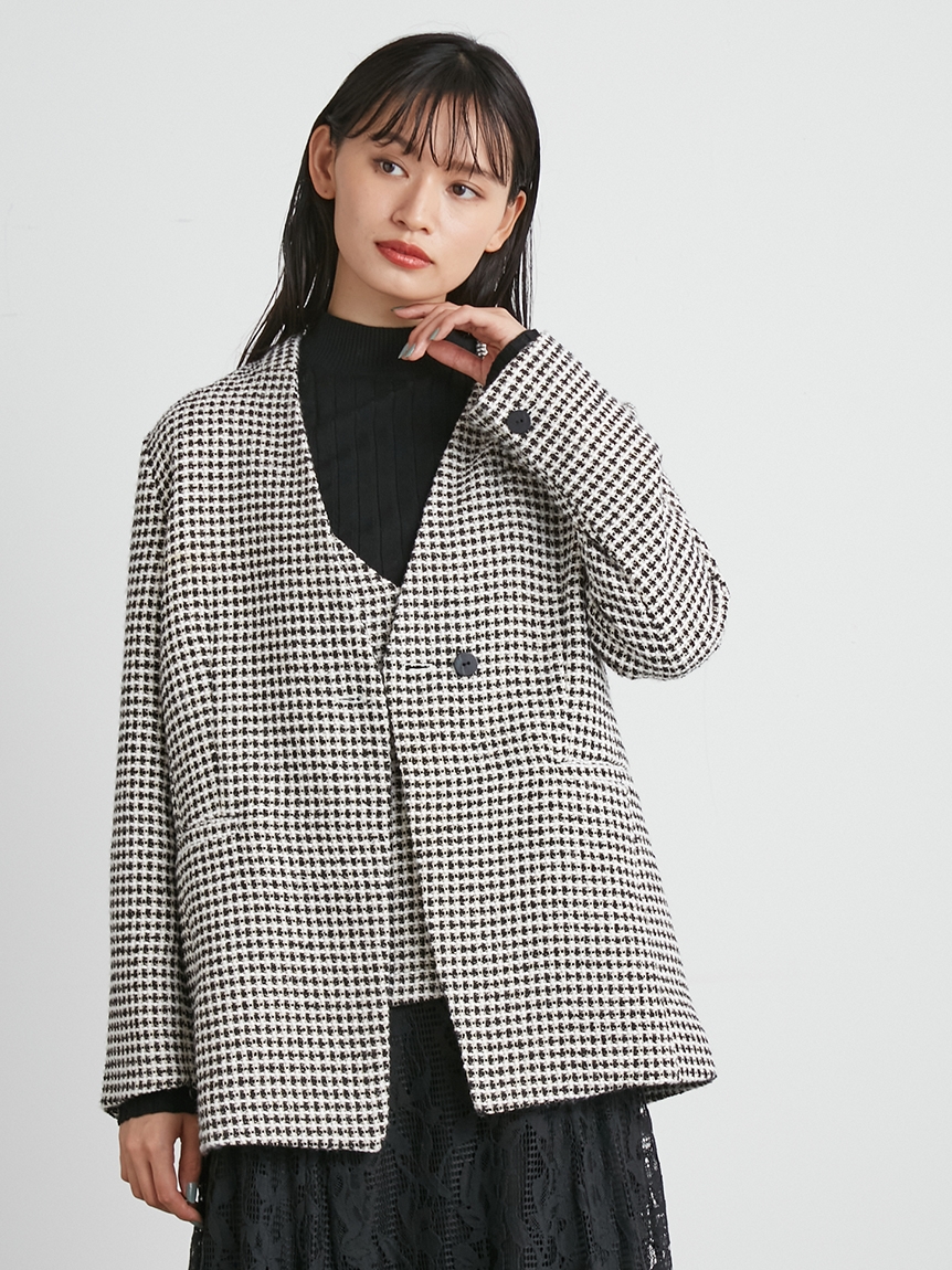 ノーカラージャケット ジャケット アウター Lily Brown リリーブラウン の通販サイト 公式