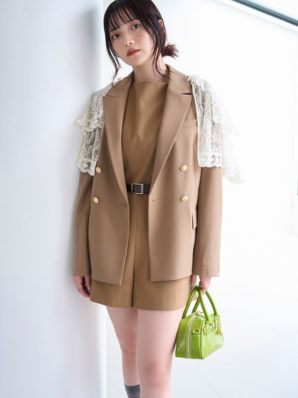 金釦ダブルブレストジャケット(ジャケット)｜アウター｜LILY BROWN