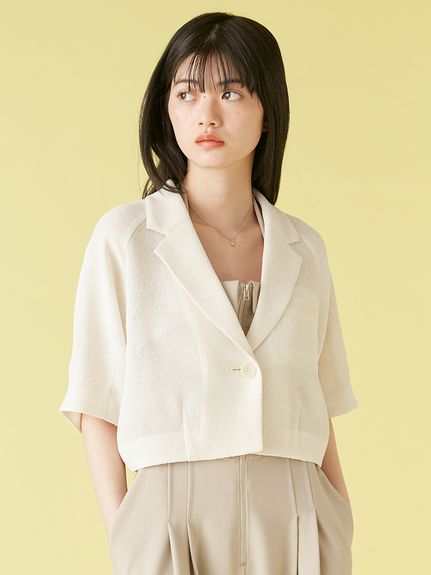 新品　今季　新作　エイミーロウ　ハーフスリーブ ブラケット　茶　ブラウン 新品 今季 新作 エイミーロウ ハーフスリーブ ブラケット