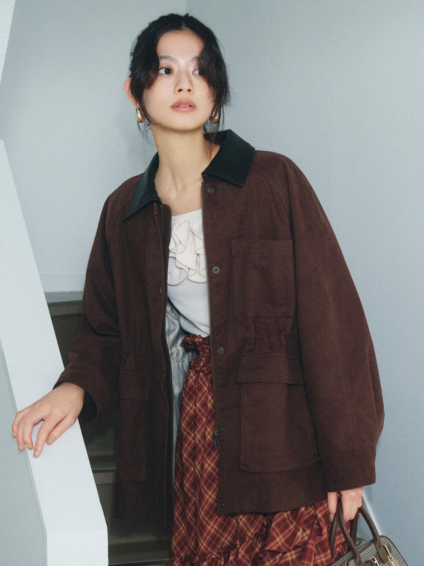 ☆土日セール　新品　LILY BROWN　カバーオールジャケット　フリーサイズ カバーオールジャケット(ジャケット)｜アウター｜LILY BROWN