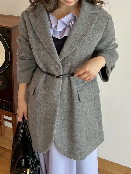 新品タグ付　ツイードショートジャケット　ピンク　LILY BROWN Lily Brown - LILYBROWN リリーブラウン ツイードショートジャケットの