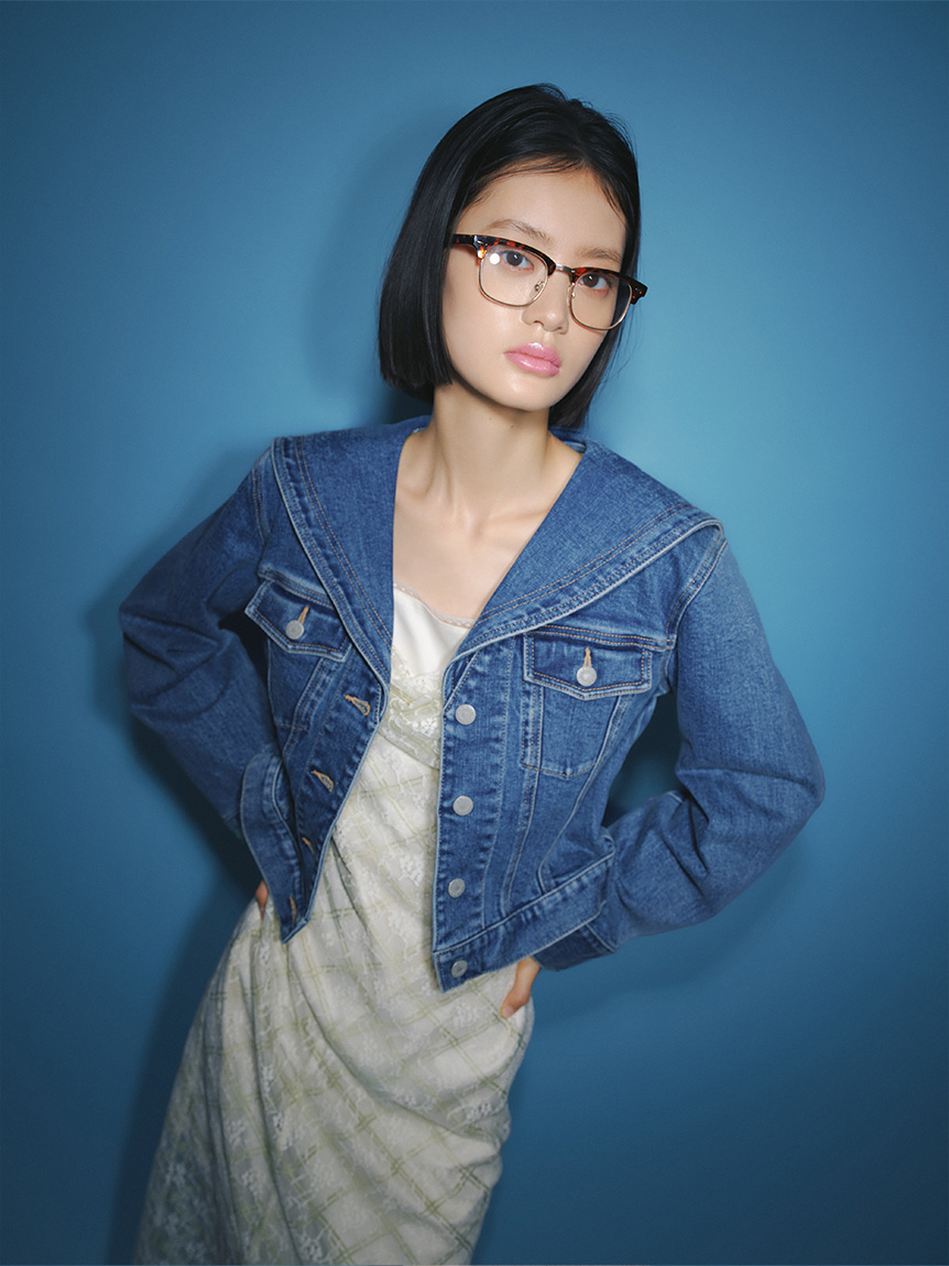 セーラーデニムジャケット(ジャケット)｜アウター｜LILY BROWN（リリー