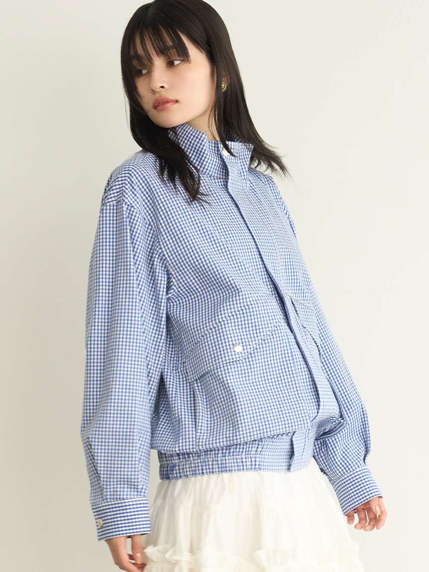 ブルゾンlily様 スタンドカラーブルゾン(ブルゾン)｜アウター｜LILY BROWN（リリー