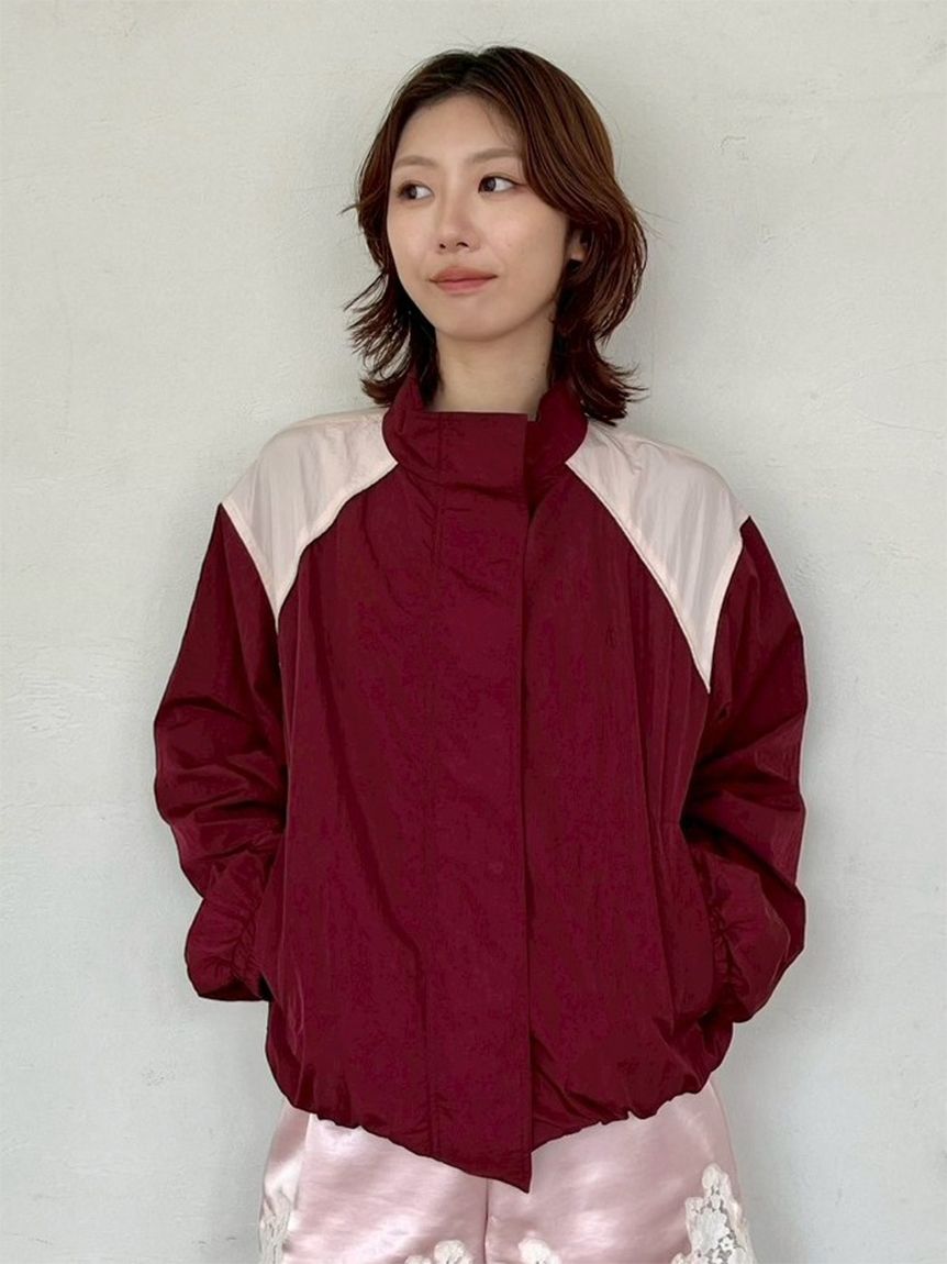 WEB限定カラー】フロントリボンウィンドブレーカー(ブルゾン)｜OUTER