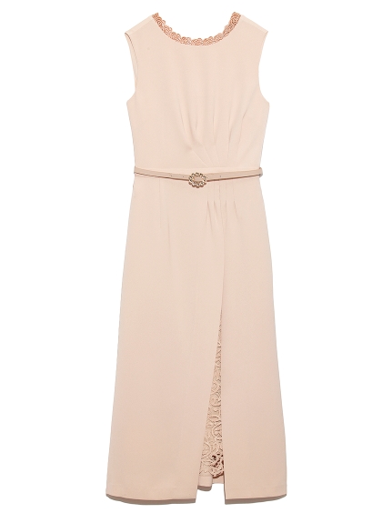 [L.B CANDY STOCK]ビジューバックルベルトワンピース