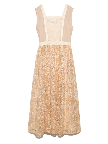 シアーレース切替ドレス