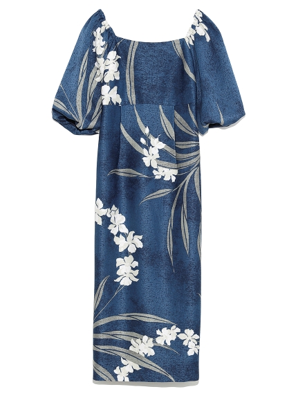 大花柄ボリューム袖ワンピース マキシ ロングワンピース ワンピース Lily Brown リリーブラウン の通販サイト 公式