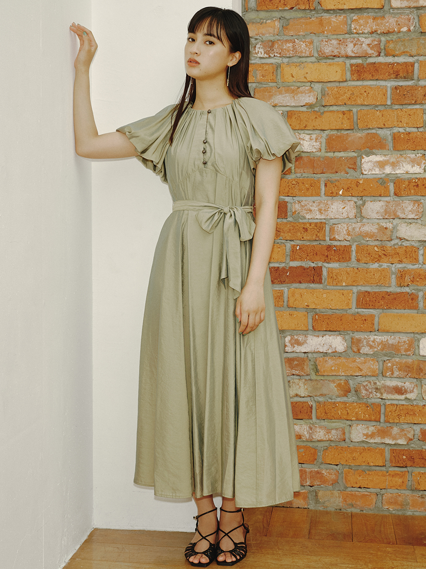 高品質 リリーブラウン ロングワンピース マキシワンピース Kunokultas Lt