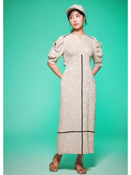 バイカラーラインワンピース マキシ ロングワンピース ワンピース Lily Brown リリーブラウン の通販サイト 公式