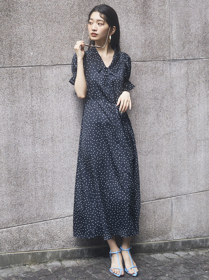 宮脇咲良さん着用 バリエーションパターンワンピース マキシ ロングワンピース ワンピース Lily Brown リリーブラウン の通販サイト 公式